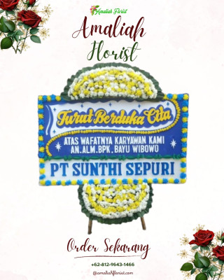 Papan Bunga Duka di Labuhanbatu Utara