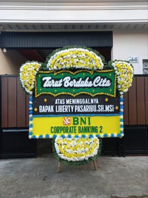 Papan Bunga Duka di Labuhanbatu Utara