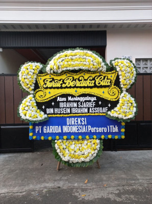 Papan Bunga Duka di Labuhanbatu Utara