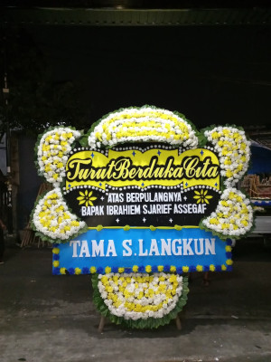Papan Bunga Duka di Labuhanbatu Utara