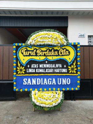 Papan Bunga Duka di Labuhanbatu Utara
